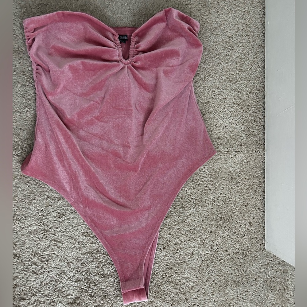 Soft Velvet Tube Bodysuit